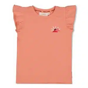 T-shirt met backprint - Salsa Sunset