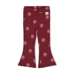 Flared broek AOP - Salsa Sunset