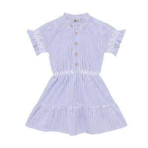Dress Stripe Ruffle