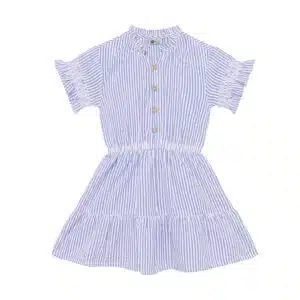 Dress Stripe Ruffle