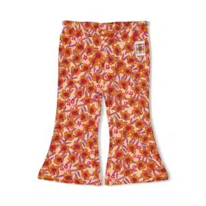 Flare broek AOP - Love Peace Aloha
