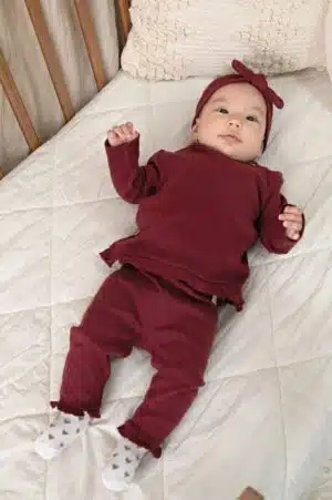 Longsleeve pointelle rib - My Little Love