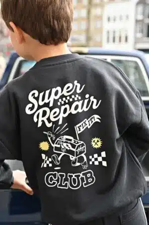 Sweater met backprint oversized - Fix It