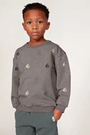Sweater met borduursels relaxed fit - Fix It