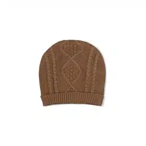 Mutsje gebreid cable-knit - The Knits