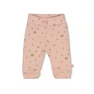 Broek pointelle rib AOP - Fall in Love