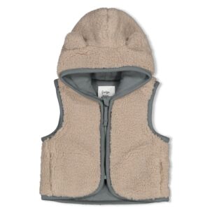 Teddy bodywarmer met capuchon - Beep Beep