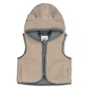 Teddy bodywarmer met capuchon - Beep Beep