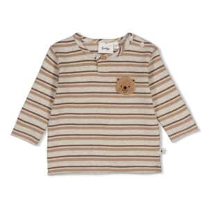 Longsleeve rib met streep - Tiny Timber Tales