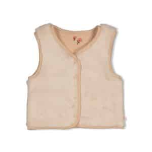 Omkeerbaar fake fur gilet - Forest Garden