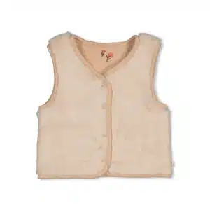 Omkeerbaar fake fur gilet - Forest Garden