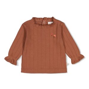 Longsleeve pointelle rib - Forest Garden