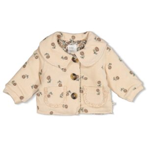 Jasje velours rib met borduursels - Lucky Bloombird