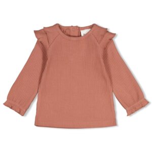Longsleeve rib met ruches - Dress to Impress