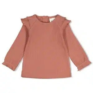 Longsleeve rib met ruches - Dress to Impress