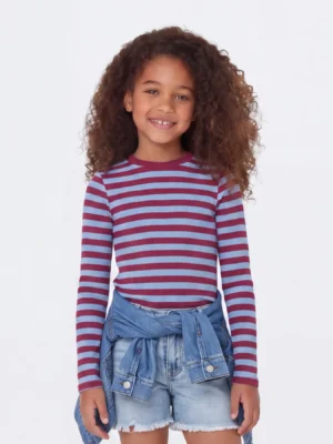 KOGLUPE L/S STRIPE TEE JRS